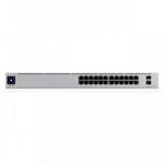 Switch Gestionable Ubiquiti USW-PRO-24-POE 24 Puertos/ RJ-45 Gigabit 10/100/1000 / SFP/ PoE - PixelPlaza