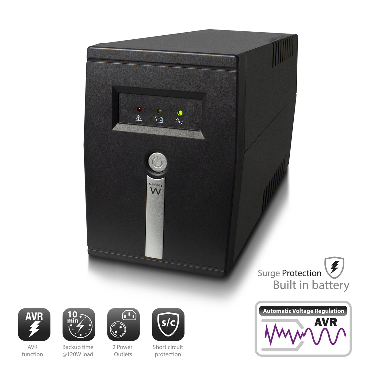 Sai ewent ew3946 600va - 360w avr
