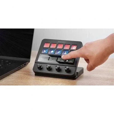 Stream Deck Mars Gaming MSD-PRO/ 10 Teclas LCD + 4 Diales Personalizables/ Negro - PixelPlaza