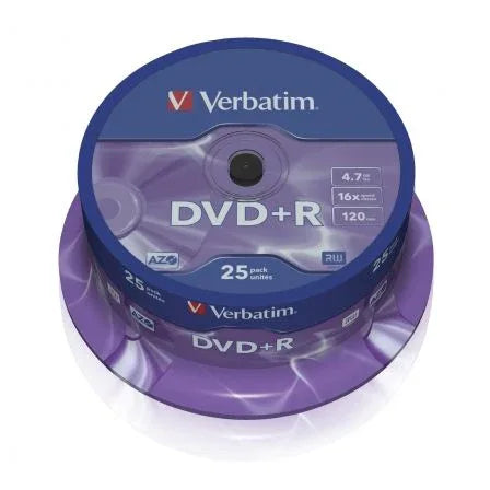 DVD+R Verbatim Advanced AZO 16X/ Tarrina-25uds - PixelPlaza