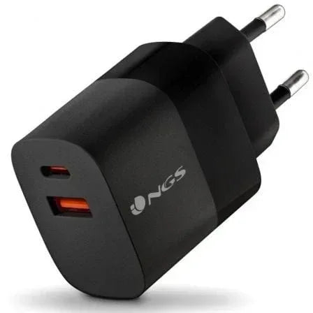 Cargador de Pared GaN NGS Bud 33W/ 1xUSB Tipo-C/ 1xUSB/ 33W - PixelPlaza
