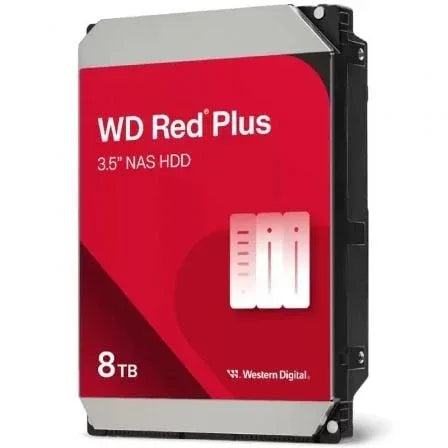 Disco Duro Western Digital WD Red Plus NAS 8TB/ 3.5"/ SATA III/ 256MB - PixelPlaza