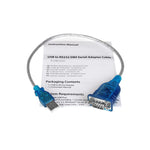 Cable USB 2.0 a rs232 startech macho - macho