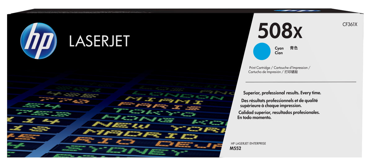 Toner Hp 508x cf361x cian m577 alto rendimiento