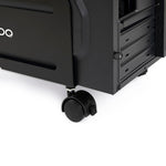 Soporte para cpu de suelo con ruedas TooQ umcs0004 - b negro
