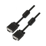 Cable SVGA Aisens A113-0071/ VGA Macho - VGA Macho/ Hasta 3W/ 10Mbps/ 1.8m/ Negro - PixelPlaza