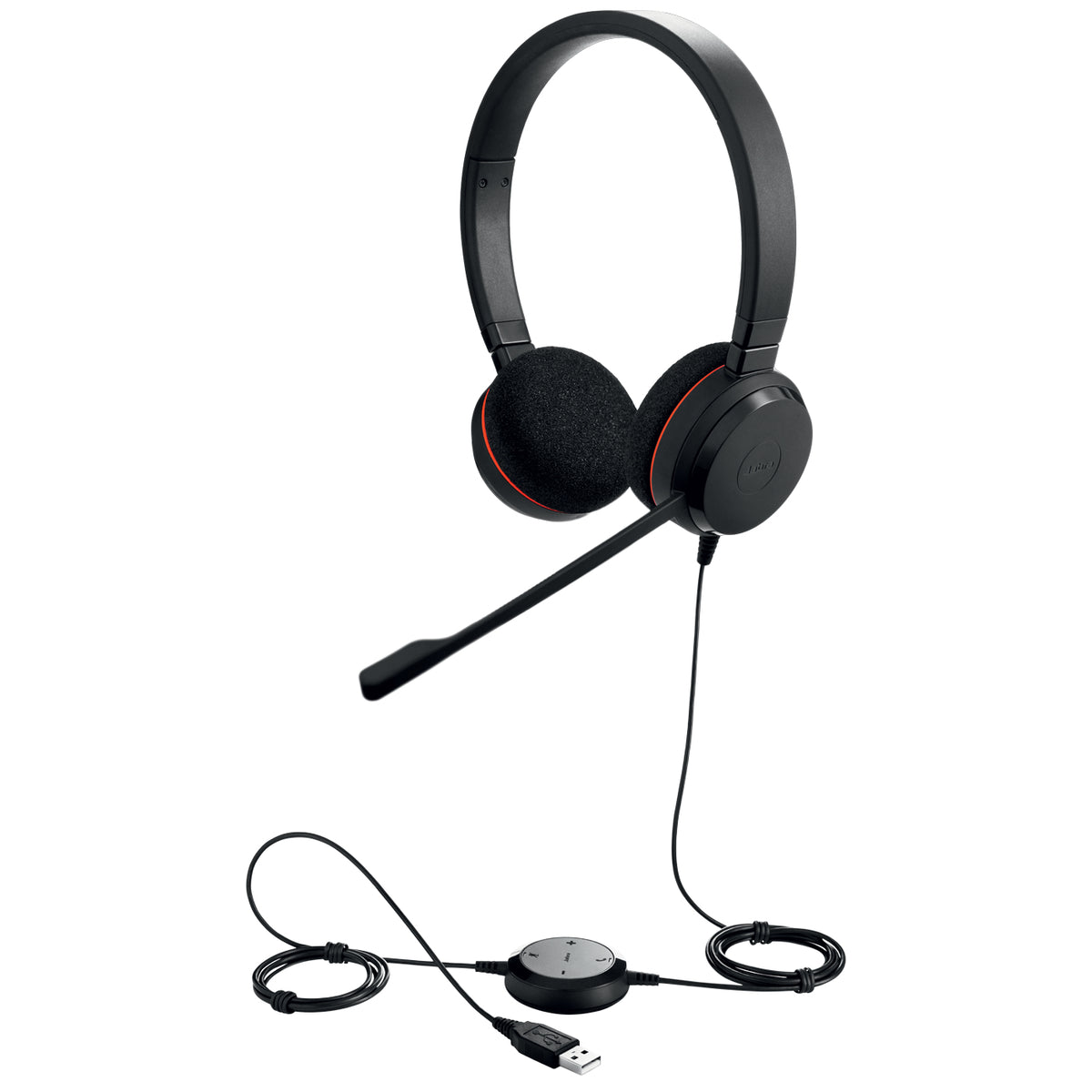 Auriculares Jabra evolve 20 ms stereo con micrófono USB bulk