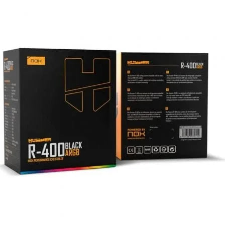 Ventilador con Disipador Nox Hummer R-400 ARGB/ 12cm - PixelPlaza