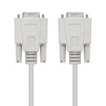 Nanocable - Cable serie NULL MODEM DB9/H A DB9/H 1.8M