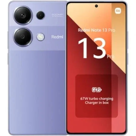 Smartphone Xiaomi Redmi Note 13 Pro NFC 8GB/ 256GB/ 6.67"/ Purpura - PixelPlaza