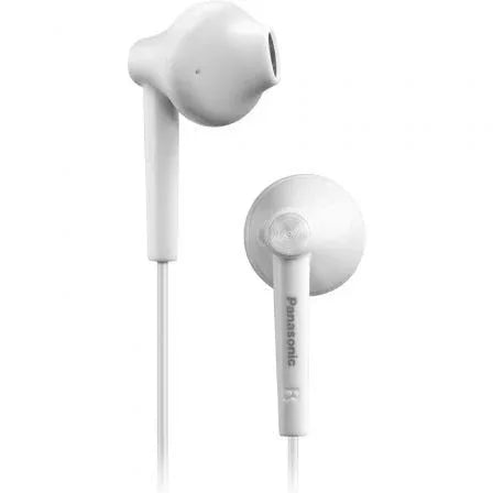 Auriculares Intrauditivos Panasonic RP-TCM55/ con Micrófono/ Jack 3.5/ Blancos - PixelPlaza