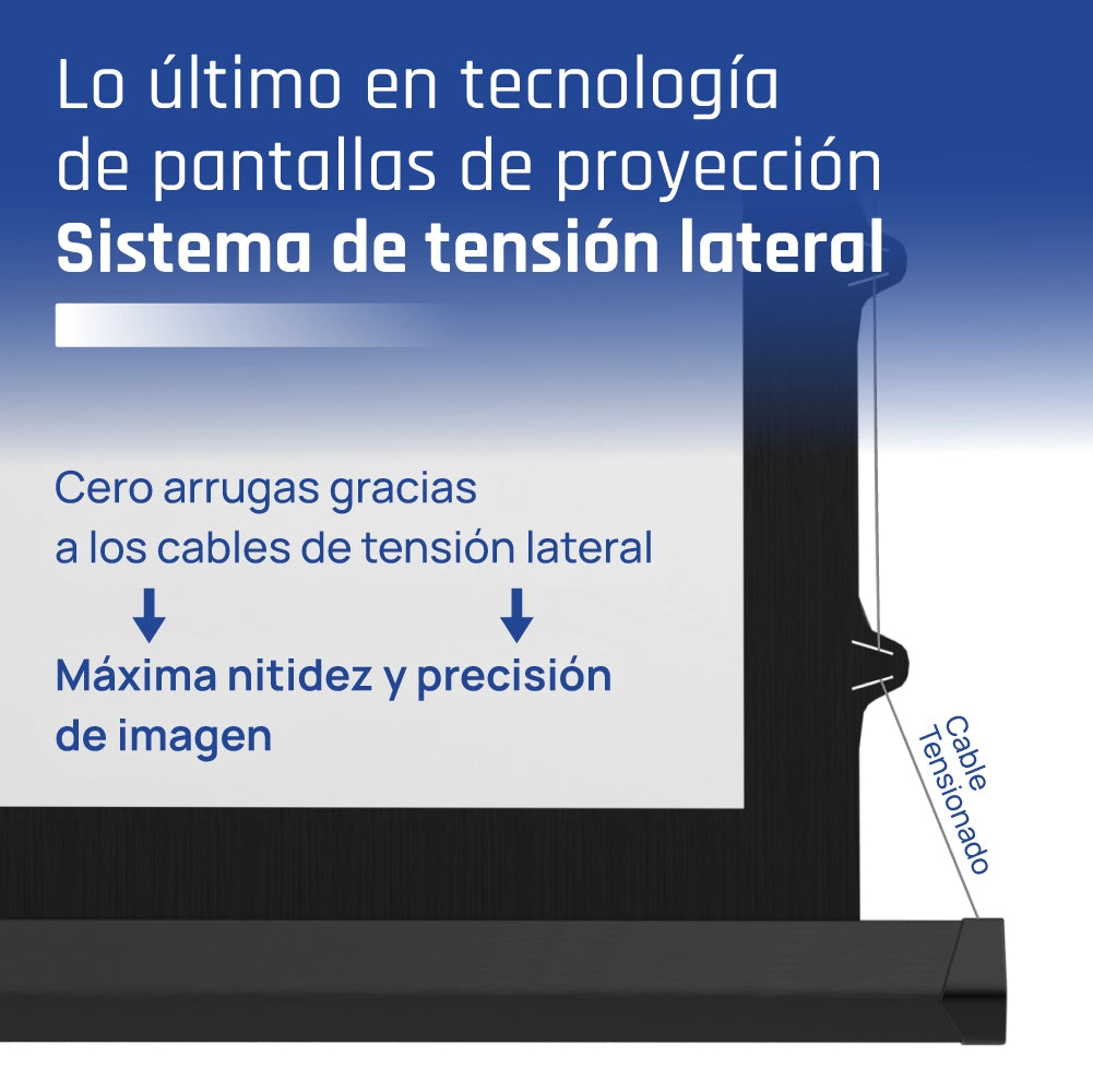Iggual Pantalla eléc tensionada 16:9 92 203x114cm