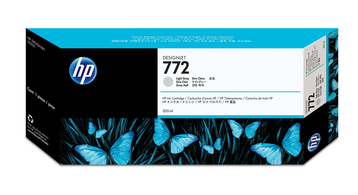 Cartucho tinta HP 772 cn634a gris