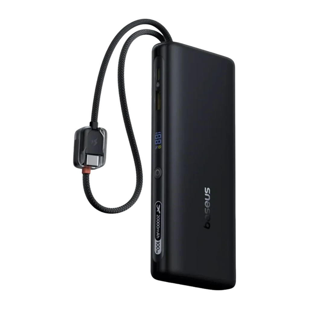 Power Bank Baseus EnerFill FC41 2 Cables USB-C Integrados 20000mAh 100W
