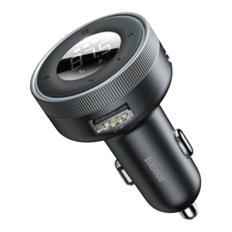 Baseus CCLH-01 FM Bluetooth para coche microSD Transmisor + Cargador