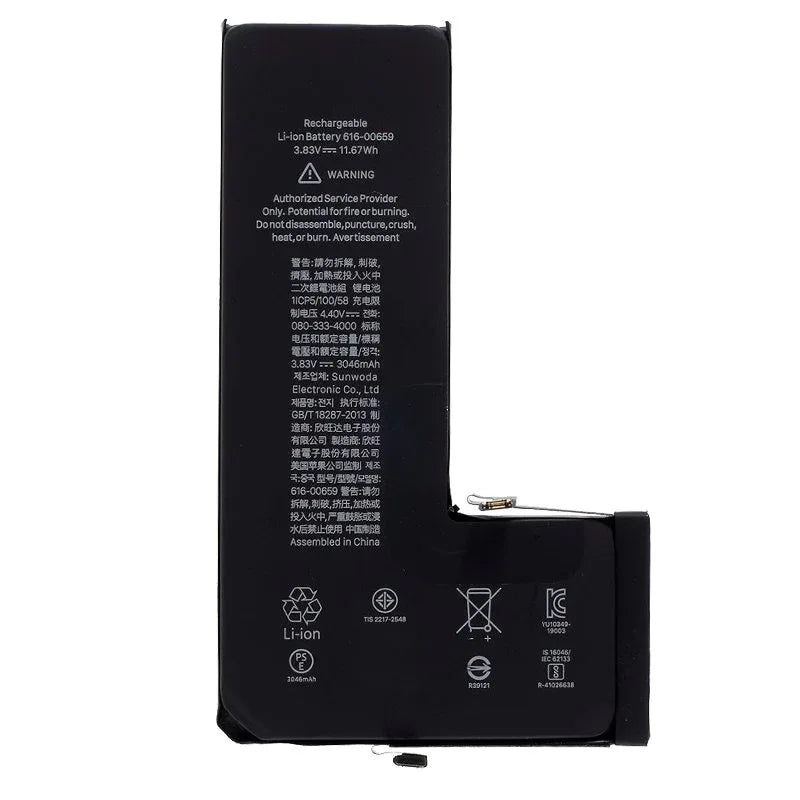 Bateria COOL Compatible para iPhone 11 Pro - PixelPlaza