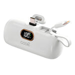 Bateria Externa Power Bank 5.000 mAh COOL Cápsula Blanco