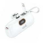 Bateria Externa Power Bank 5.000 mAh COOL Cápsula Blanco