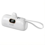 Bateria Externa Power Bank 5.000 mAh COOL Cápsula Blanco