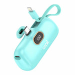 Bateria Externa Power Bank 5.000 mAh COOL Cápsula Celeste