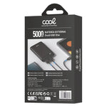 Bateria Externa Power Bank 5000 mAh Display COOL 10W Negro - PixelPlaza