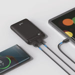 Bateria Externa Power Bank 5000 mAh Display COOL 10W Negro - PixelPlaza