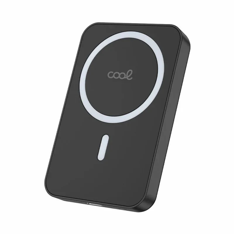 Bateria Externa Universal MAGNÉTICA Power Bank Qi 5000 mAh COOL Negro - PixelPlaza