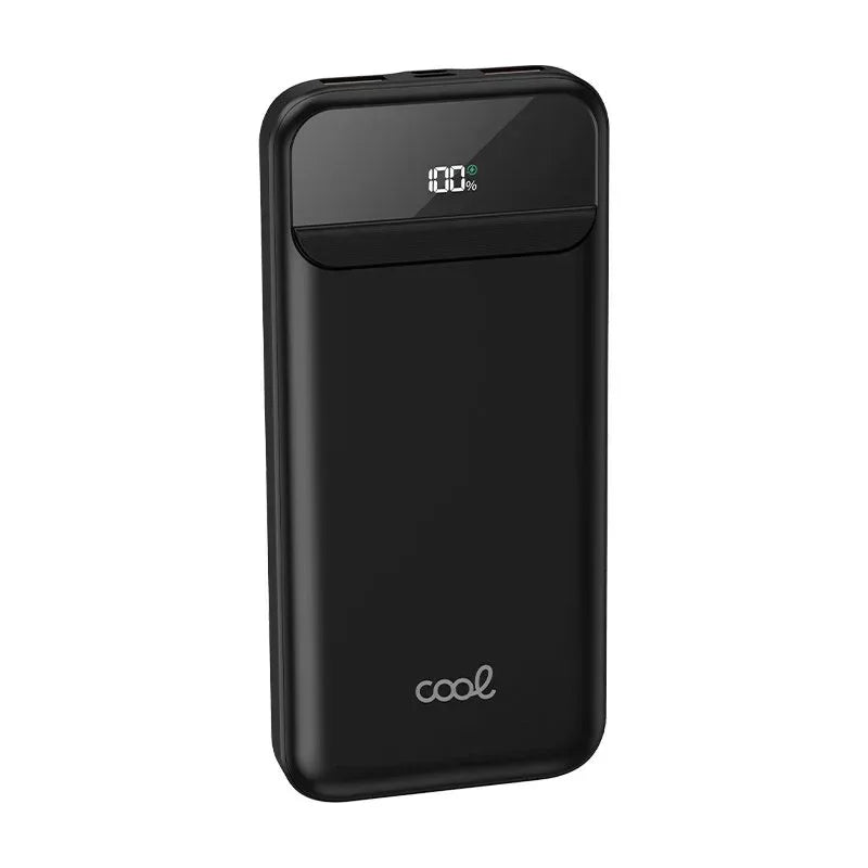 Batería Externa Universal Power Bank 10.000 mAh Carga Rápida 22.5W (3 cables) Negro - PixelPlaza