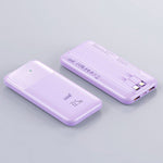 Batería Externa Universal Power Bank 10.000 mAh Carga Rápida 22.5W COOL Pocket Violeta
