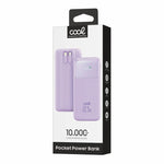 Batería Externa Universal Power Bank 10.000 mAh Carga Rápida 22.5W COOL Pocket Violeta