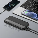 Bateria Externa Universal Power Bank 10.000 mAh COOL (3A / 20W PD) Negro - PixelPlaza