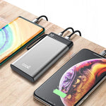 Bateria Externa Universal Power Bank 10.000 mAh COOL (3A / 20W PD) Silver - PixelPlaza