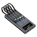 Bateria Externa Universal Power Bank 10.000 mAh + Panel Solar COOL (4 Conexiones) - PixelPlaza