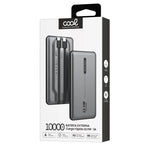 Batería Externa Universal Power Bank 10.000 mAh PD 22.5W (2 cables) Gris - PixelPlaza