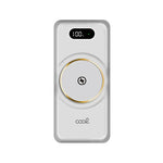 Batería Externa Universal Power Bank 10.000 mAh + Qi Carga Inalámbrica (4 conexiones) Blanco - PixelPlaza
