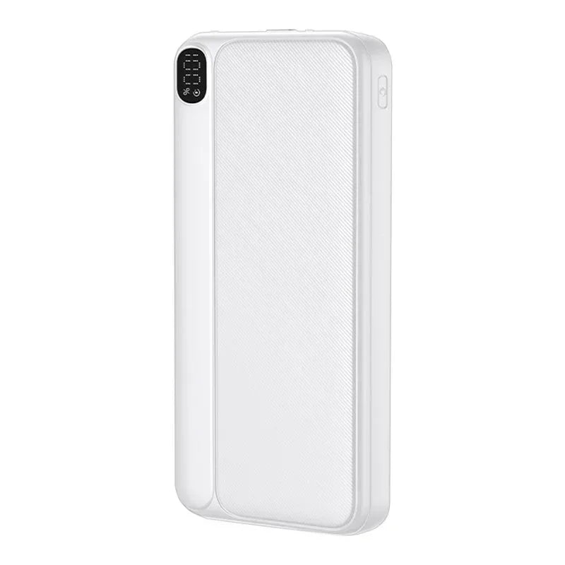 Bateria Externa Universal Power Bank 10.000 mAh (Tipo-C / Lightning) COOL Grip Blanco - PixelPlaza