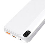 Bateria Externa Universal Power Bank 10.000 mAh (Tipo-C / Lightning) COOL Grip Blanco - PixelPlaza