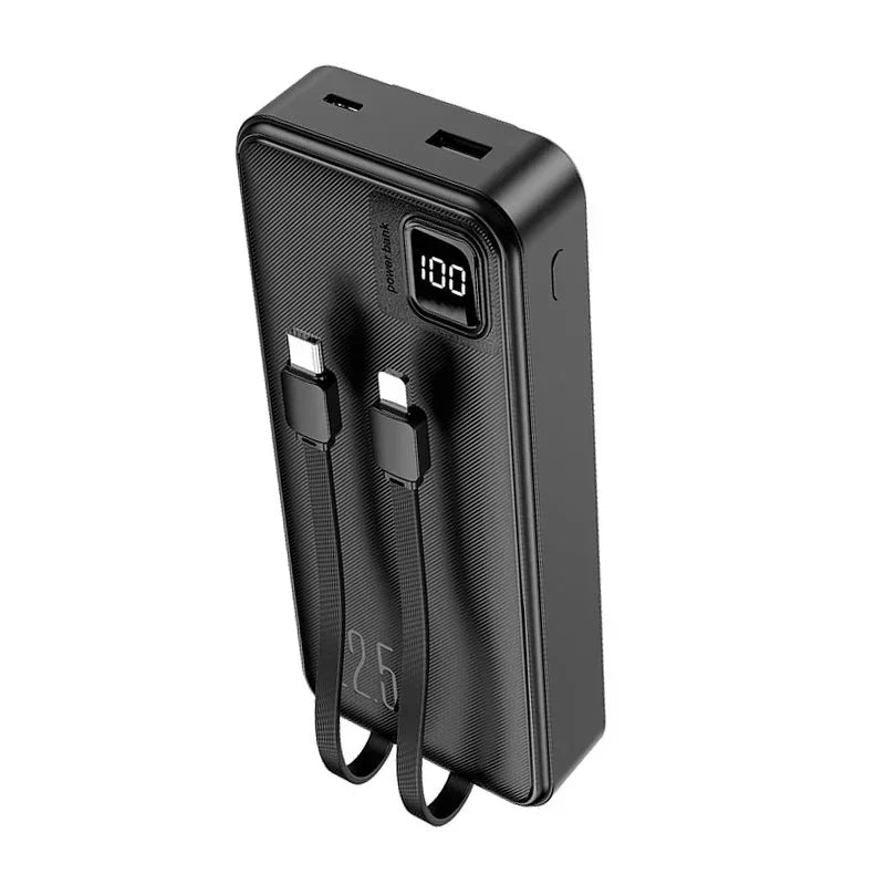 Bateria Externa Universal Power Bank 22.5W 20.000 mAh (Tipo-C / Lightning) COOL Negro - PixelPlaza