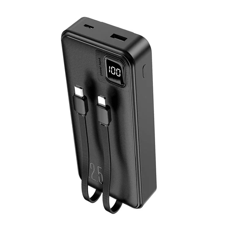 Bateria Externa Universal Power Bank 22.5W 20.000 mAh (Tipo-C / Lightning) COOL Negro - PixelPlaza