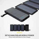 Bateria Externa Universal Power Bank Solar 10.000 mAh con 4 Paneles Solares COOL - PixelPlaza