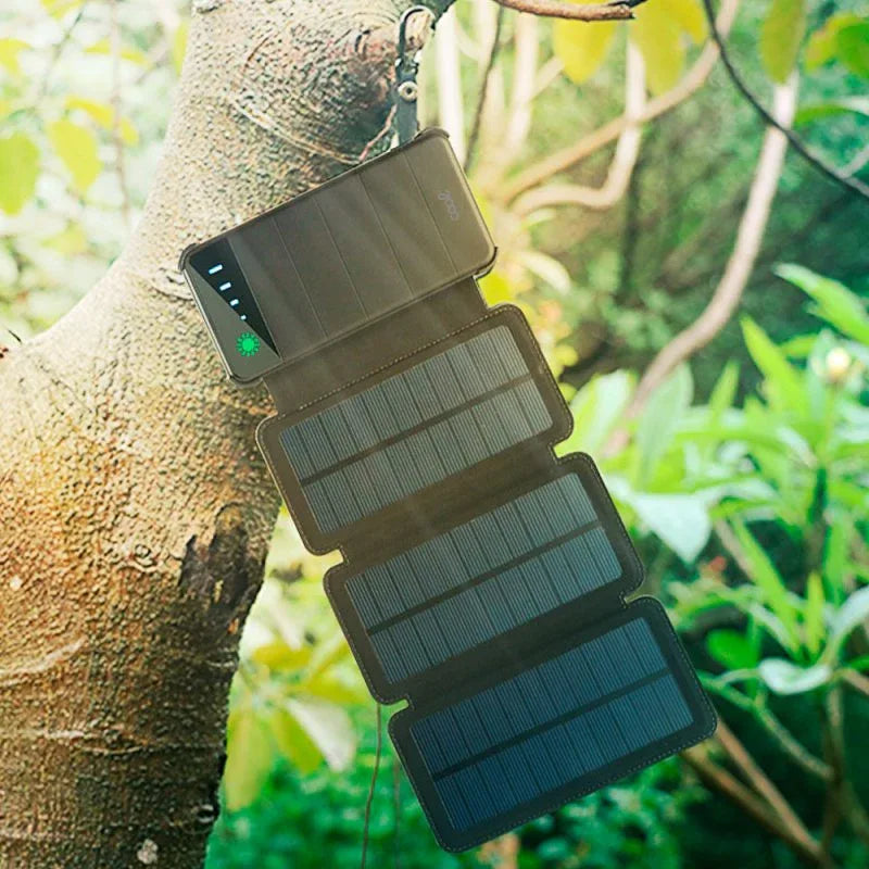 Bateria Externa Universal Power Bank Solar 10.000 mAh con 4 Paneles Solares COOL - PixelPlaza