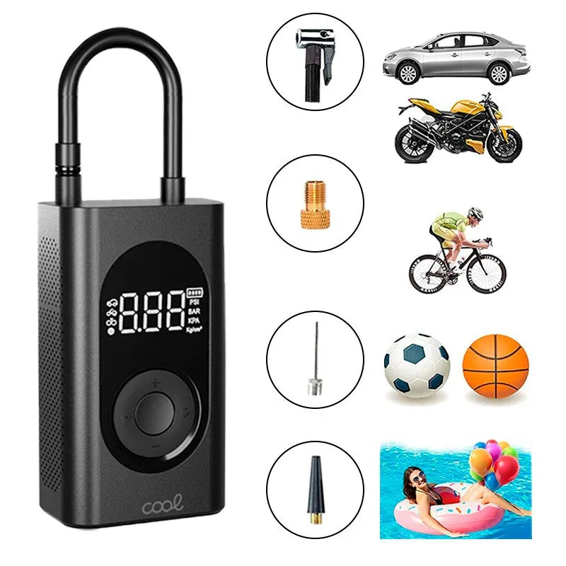 Bateria Externa Wireless Inflator + Power Bank 4.000 mAh COOL - PixelPlaza