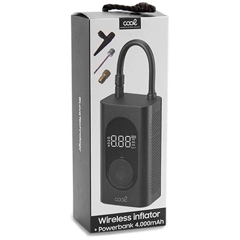Bateria Externa Wireless Inflator + Power Bank 4.000 mAh COOL - PixelPlaza