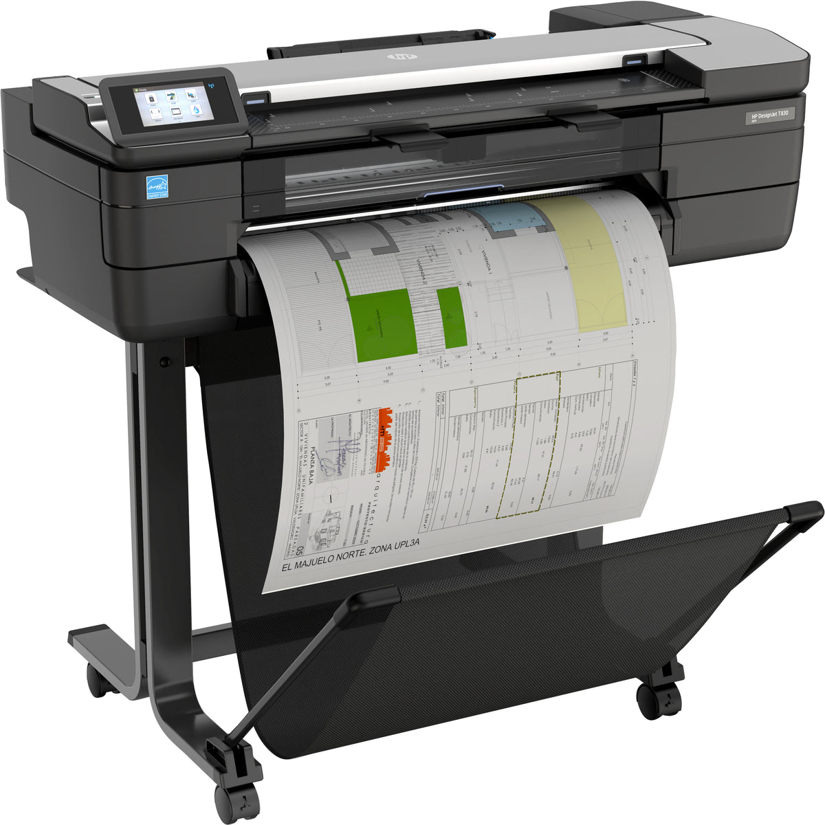 Plotter Hp designjet t830 a1 · USB · red · WiFi
