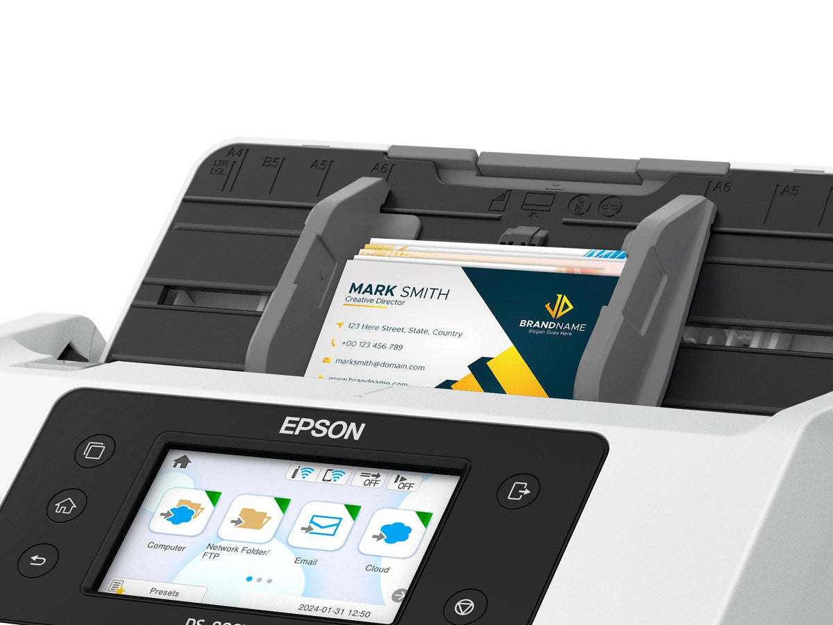 Escaner documental Epson worforce ds - 800wn a4 · 50ppm · USB · red · WiFi