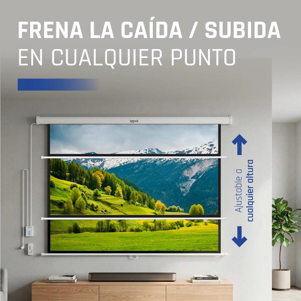Iggual Pantalla eléctrica 4:3 134 240x240 cm