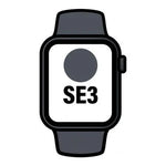 Apple Watch SE3/ GPS/ Cellular/ 44mm/ Caja de Aluminio Medianoche/ Correa Deportiva Medianoche S/M - PixelPlaza
