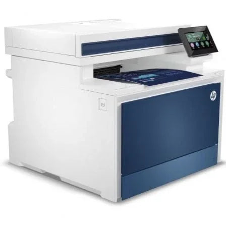 Multifunción Láser Color HP LaserJet Pro 4302fdw/ WiFi/ Fax/ Dúplex/ ADF/ Blanca y Azul - PixelPlaza
