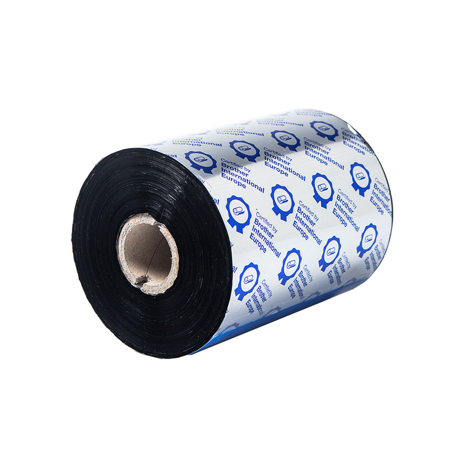Pack rollos de ribbon de cera premium Brother bsp1d600110 100mm x 600m 6 unidades