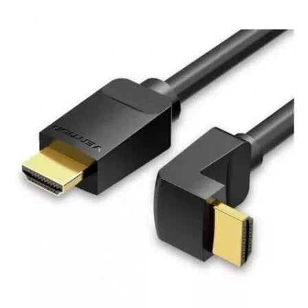 Cable HDMI 2.0 4K Acodado 90º Vention AARBG/ HDMI Macho - HDMI Macho/ 1.5m/ Negro - PixelPlaza